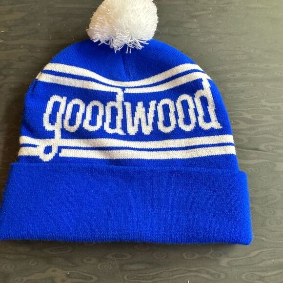 Blue and White Goodwood Beanie - Picture 1 of 2